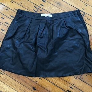 ALEXA CHUNG x MADEWELL leather skirt